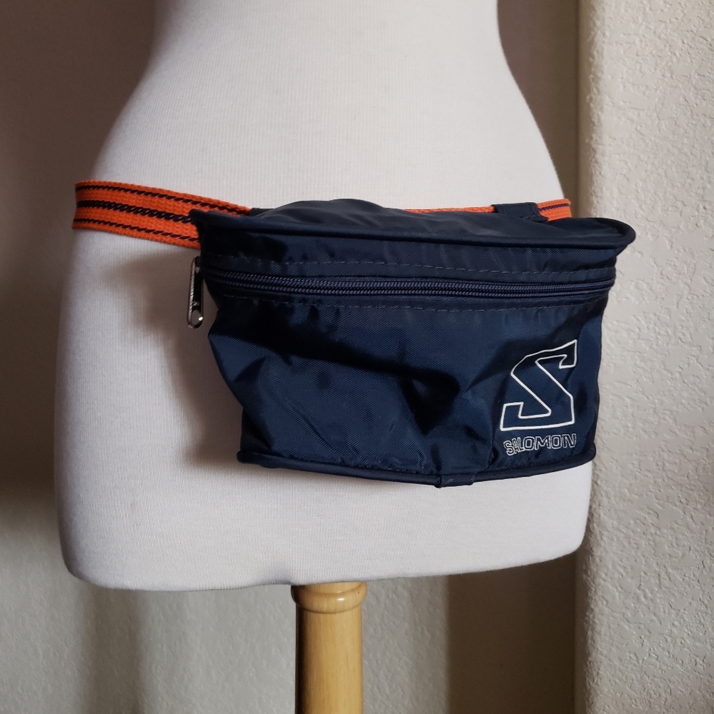 Retro Salomon skis fanny pack